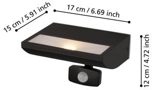 Eglo 99579 - LED Venkovní svítidlo se senzorem SORRONARO LED/10,5W/230V IP44
