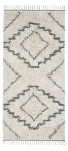 Bavlněný koberec Minis Green 200 x 90 cm