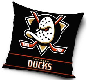 Polštářek NHL Anaheim Ducks Black Mask 40x40 cm