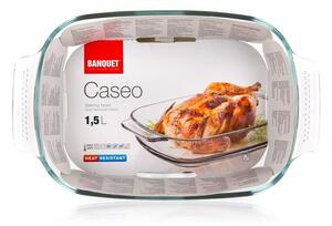 Banquet Mísa na pečení skleněná CASEO 1,5 l, hranatá
