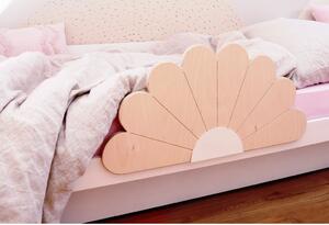 Zábrana na postel KVĚTINA barva: přírodní, šířka pelesti: 26-35 mm