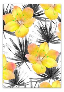 Fotoobraz na skle Tropické květiny pl-osh-70x100-f-112718901