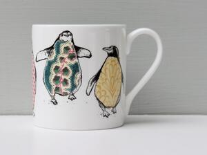 Porcelánový hrnek Dancing penguins 350ml, Anna Wright UK