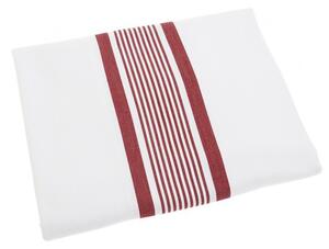 Bavlněný ubrus Sofie bílo-červený 250x150