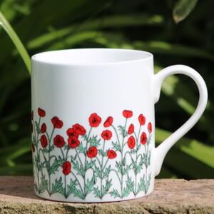 Porcelánový hrnek Poppies 250ml, Wiggles & Florence UK