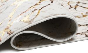 Makro Abra Kusový koberec GOLDEN MZ39C Abstraktní Moderní krémový hnědý Rozměr: 200x300 cm