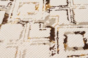 Makro Abra Kusový koberec GOLDEN MZ25C moderní krémový Rozměr: 80x150 cm