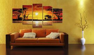 Obraz - Horké africké safari 100x50