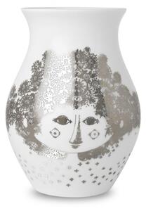 Porcelánová váza Felicia silver H18, Bjorn Wiinblad Dánsko