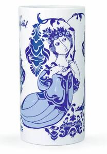 Porcelánová váza Lily blue H18, Bjorn Wiinblad Dánsko