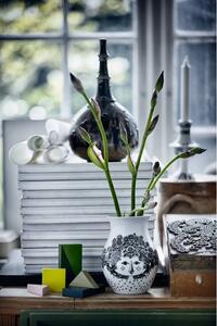 Porcelánová váza Felicia black H18, Bjorn Wiinblad Dánsko
