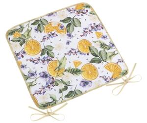 Bellatex Sedák DITA hladký 40x40 cm Pomeranč Oranžová