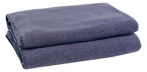 Přehoz na postel Soft-Fleece indigo 180x220, Zoeppritz Německo Indigo modř 180x220 cm