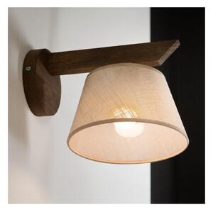 Brilagi - LED Nástěnné svítidlo ANTHONY 1xE14/40W/230V dub ořech/béžová