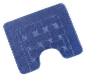 Bellatex koupelnová předložka BANY 60x50 cm s výkrojem Obdélník Modrá