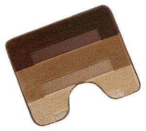 Bellatex koupelnová předložka BANY 60x50 cm s výkrojem Parkety Hnědá