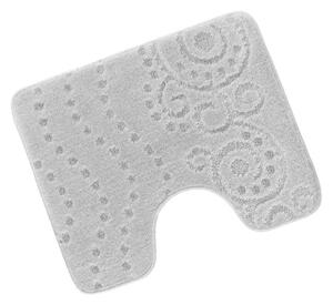 Bellatex koupelnová předložka BANY 60x50 cm s výkrojem Ornament Světle šedá