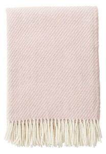 Vlněný pléd Classic Wool pink 130x200, Klippan Švédsko Růžová