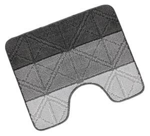 Bellatex koupelnová předložka BANY 60x50 cm s výkrojem Trojúhelník Šedá
