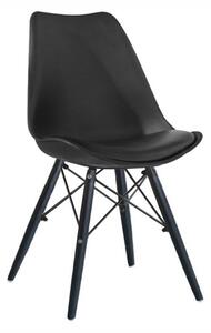 Jídelní židle v černé barvě, KEMAL NEW