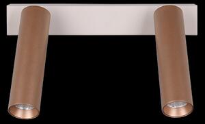 Trio T849210265 LED bodové stropní svítidlo AMBALA | 5W integrovaný LED zdroj | 2x500lm | 2300+3000+4000K | hnědá