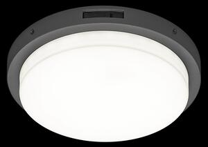 Trio T630369142 LED přisazené stropní svítidlo BERMEJO | 14W integrovaný LED zdroj | 1x1450lm | 2300+3000+4000K | pohybové čidlo | antracit