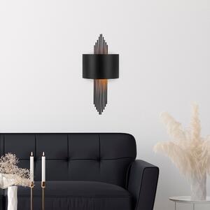 Designová nástěnná lampa Daishiro černá