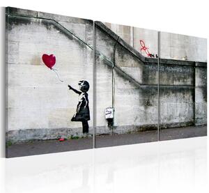 Obraz - Vždycky je naděje (Banksy) II 60x30
