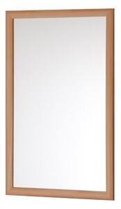 Zrcadlo v rámu, 40 × 80 cm, přírodní dřevo