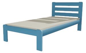 Vomaks unit, s.r.o. Jednolůžková postel VMK001A Povrchová úprava: netransparentní barva modrá, Rozměr: 90 x 200 cm