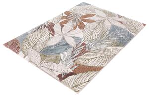 Moderní kusový koberec Ragolle Argentum 63727 5240 Listy rostlin krémový vícebarevný Rozměr: 133x195 cm