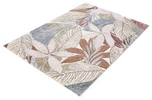 Moderní kusový koberec Ragolle Argentum 63727 5240 Listy rostlin krémový vícebarevný Rozměr: 133x195 cm