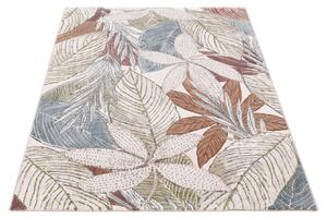 Moderní kusový koberec Ragolle Argentum 63727 5240 Listy rostlin krémový vícebarevný Rozměr: 200x250 cm
