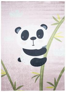 Makro Abra Dětský kusový koberec vhodný k praní BAMBINO 40690 Medvídek Koala růžový Rozměr: 120x170 cm