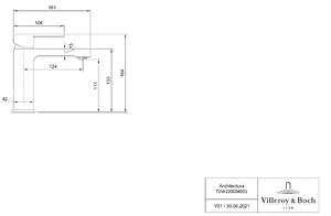 Villeroy & Boch Architectura umyvadlová baterie stojící chrom TVW10300400161