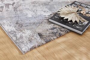 Moderní kusový koberec Ragolle Argentum 93825 9243 Abstraktní béžový šedý Rozměr: 80x150 cm