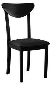 Čalouněná židle Malzik III, Barva dřeva: černý, Potah: Hygge D91 Mirjan24 5903211296390