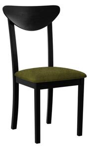 Čalouněná židle Malzik III, Barva dřeva: černý, Potah: Hygge D91 Mirjan24 5903211296390