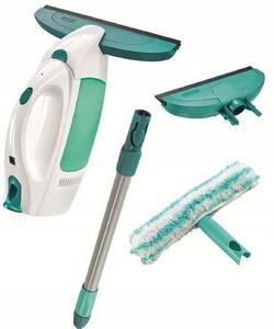 Leifheit 51016 vysavač na okna Window Cleaner s mopem a 43 cm tyčí + sací hubice 17 cm černá