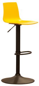 Stima Barová židle IMOLA s matnou kovovou podnoží Odstín: Giallo - Žlutá