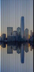 Neuhofer Designový akustický panel „New York“ (Newyork01) Vyberte požadovaný rozměr: NR. 3: 1133 x 2400 mm (2 panely)