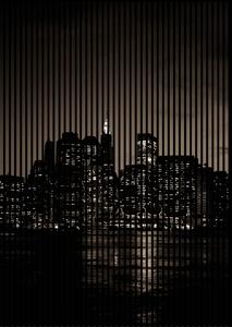 Neuhofer Designový akustický panel „New York II“ (Newyork02) Vyberte požadovaný rozměr: NR. 4: 1693 x 2400 mm (3 panely)