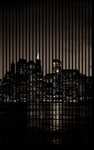 Neuhofer Designový akustický panel „New York II“ (Newyork02) Vyberte požadovaný rozměr: NR. 3: 1133 x 2400 mm (2 panely)