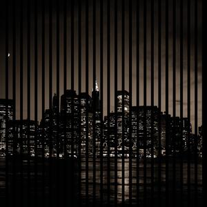 Neuhofer Designový akustický panel „New York II“ (Newyork02) Vyberte požadovaný rozměr: NR. 1: 573 x 573 mm (1 panel)