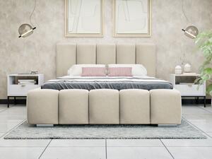 Čalouněná manželská postel Lisko, Rozměr postele: 160 x 200 cm, Barva potahu: Paros 01 Mirjan24 5903211307089