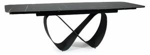 Signal Rozkládací jídelní stůl Infinity 160/240 cm černý mat