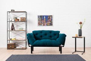 Atelier del Sofa 2-místná pohovka Nitta - Petrol Blue, Modrá