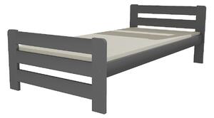 Vomaks unit, s.r.o. Jednolůžková postel VMK002D Povrchová úprava: bezbarvý lak, Rozměr: 90 x 200 cm
