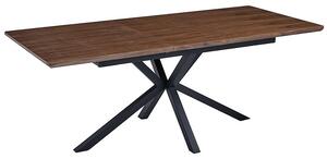 Signal Rozkládací jídelní stůl Logan 160/200 cm cm ořech/černý