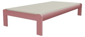 Vomaks unit, s.r.o. Jednolůžková postel VMK004A Povrchová úprava: netransparentní barva růžová, Rozměr: 80 x 200 cm